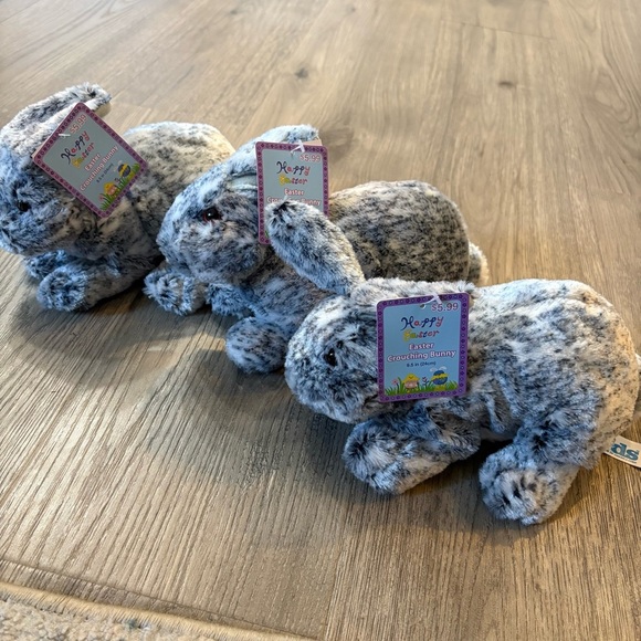 Easter Bunny Plush Lot Of 7 CVS Brand NWT Mixed Sizes Spring Lovey Cottondale - Picture 13 of 14